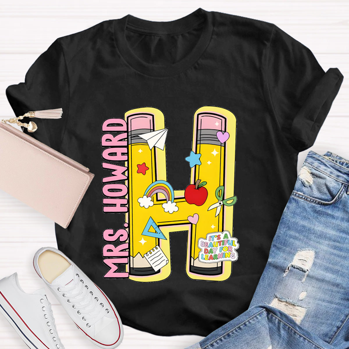 Personalized Teacher Name Mrs Howard T-Shirt
