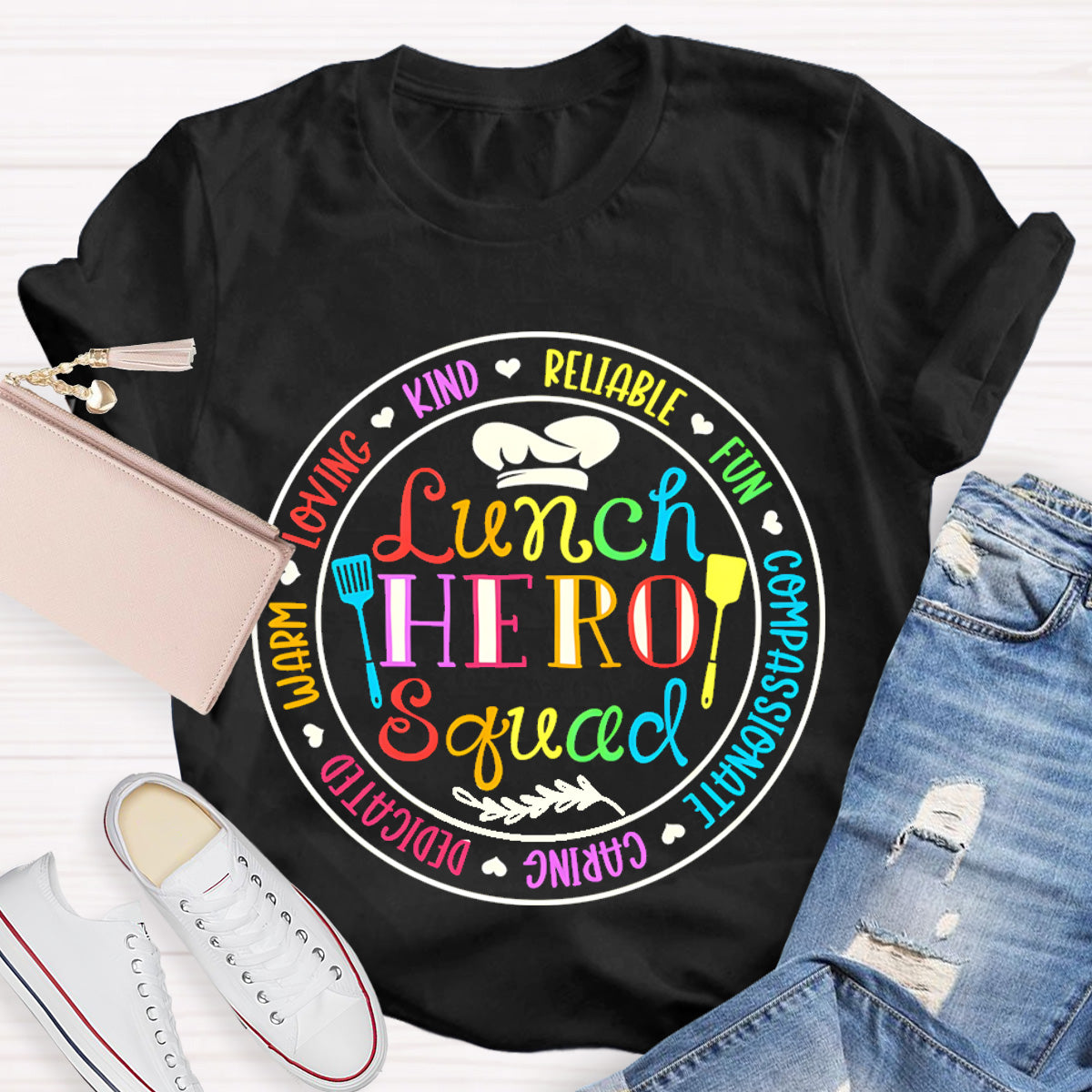 Lunch Hero Squad Warm Loving Kind T-Shirt