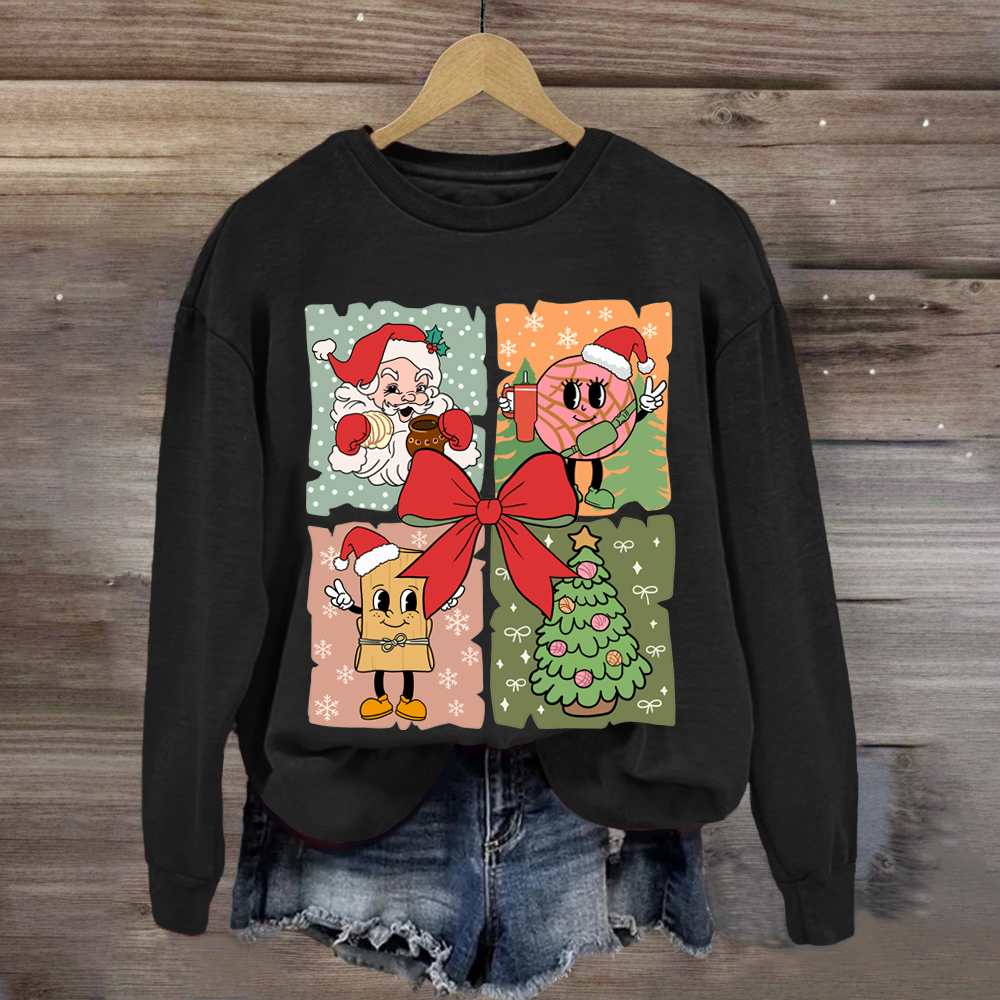 Santa Claus Christmas tree Sweatshirt