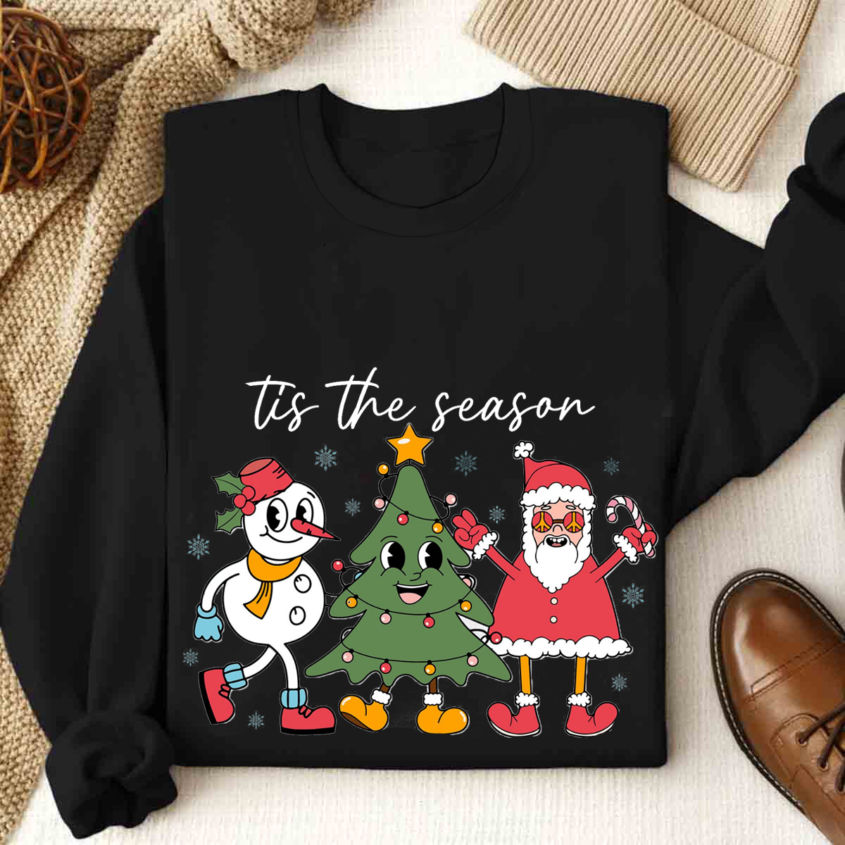 Tis The Season Snowman Sweatshirt