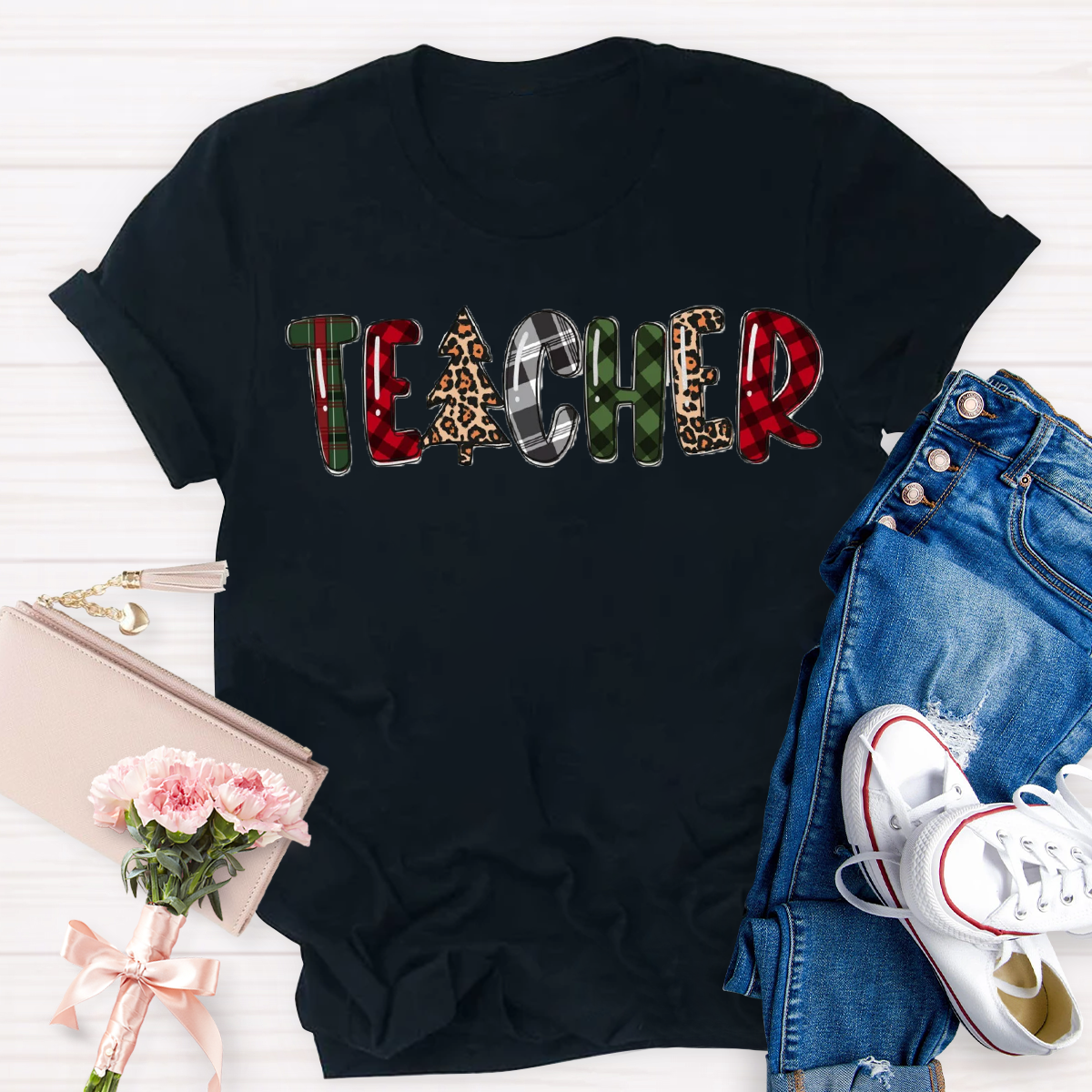 Christmas Tree Teacher T-Shirt