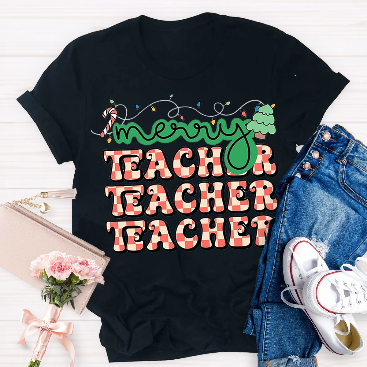 Merry Christmas Teacher T-Shirt