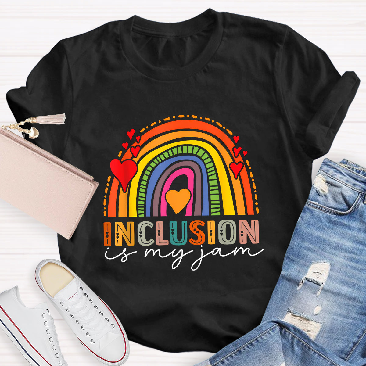 Inclusion Is My Jam Teacher T-Shirt