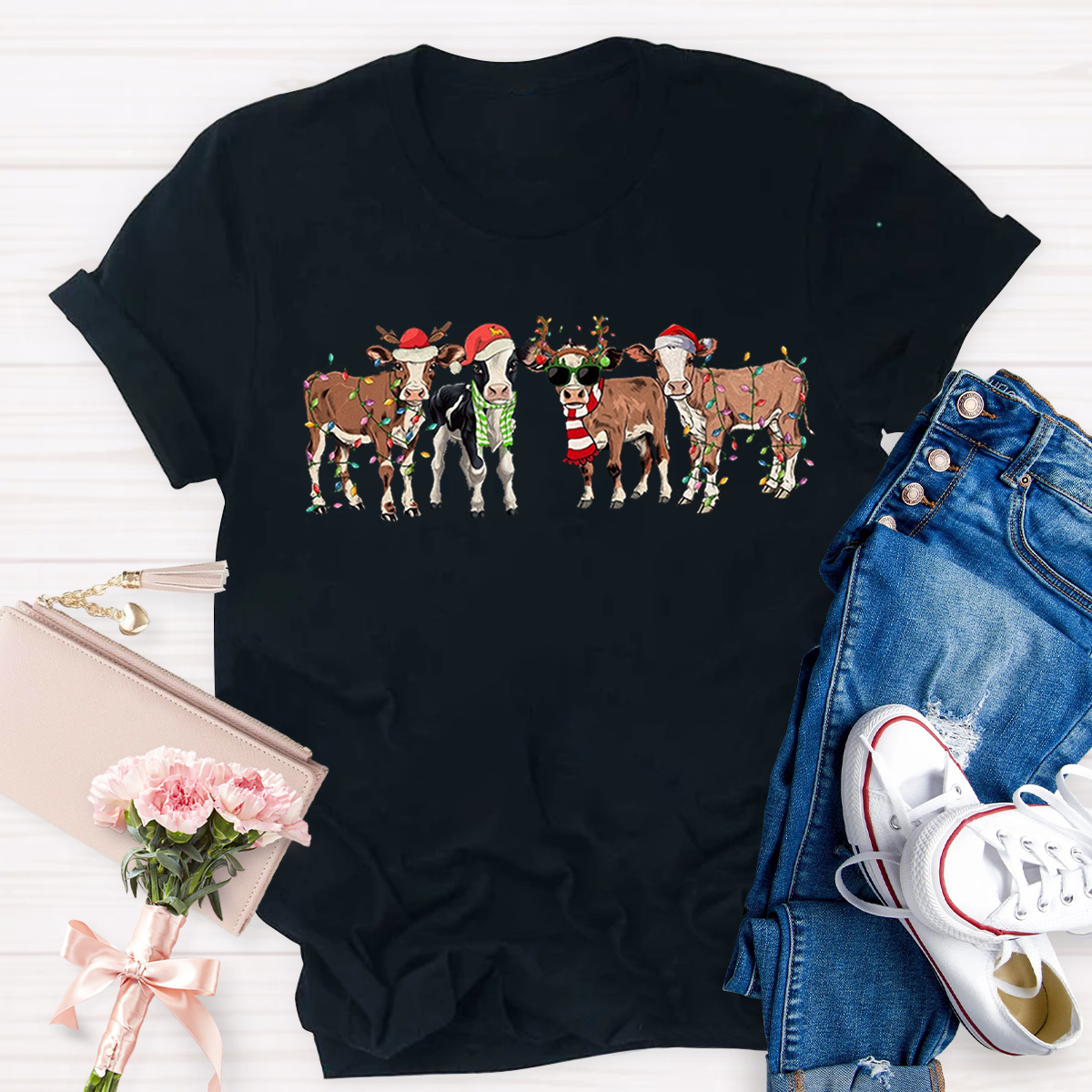 Lights Christmas Teacher T-Shirt