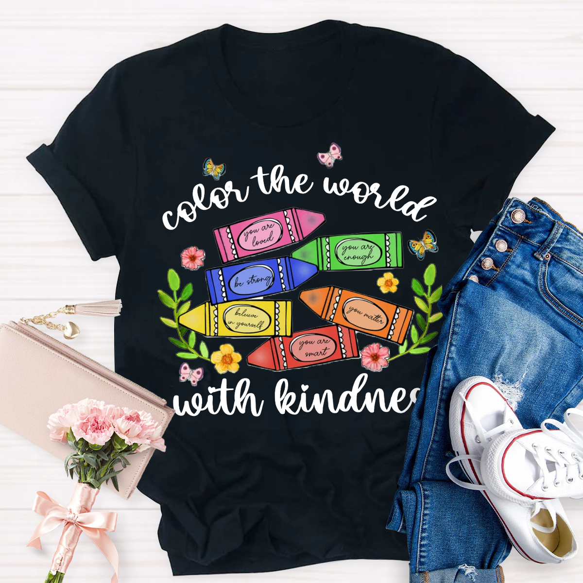 Color The World With Kindness T-Shirt