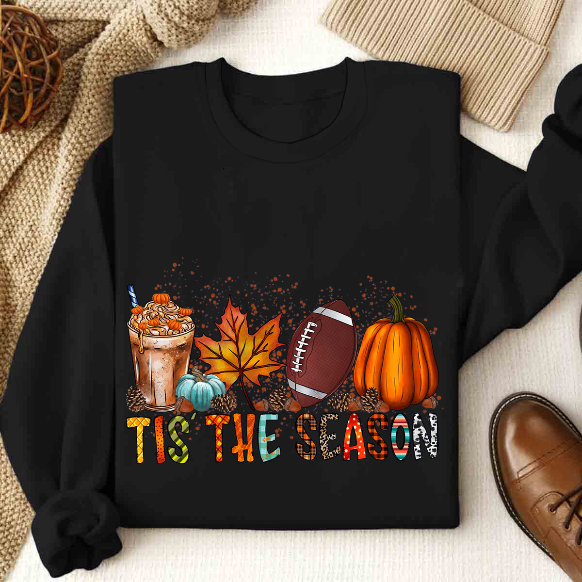 Tis The Season Fall Vibes Sweatshirt