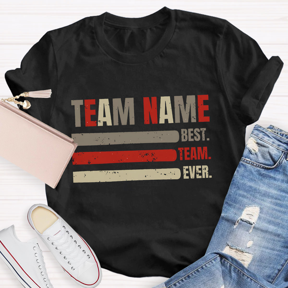 Personalized Best Team NameTeacher T-Shirt