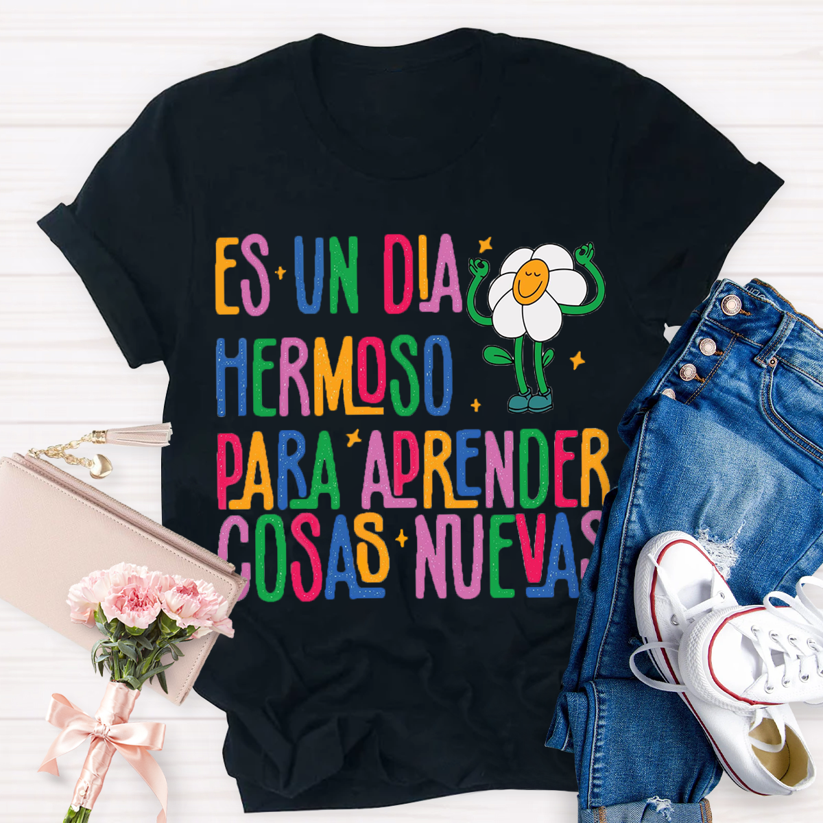 Cosas Nuevas Bilingual Teacher T-Shirt