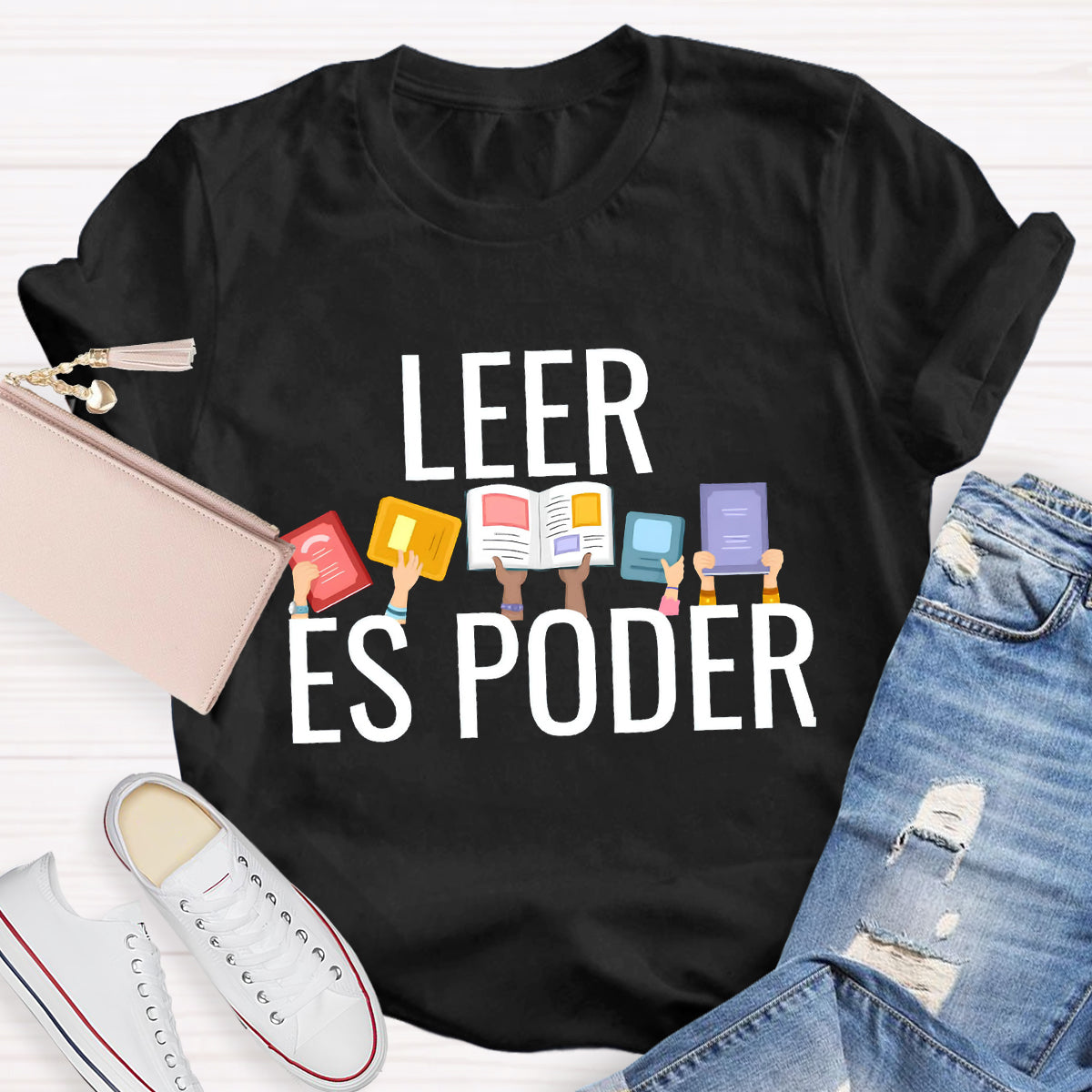 Leer Es Poder Spanish Teacher T-Shirt