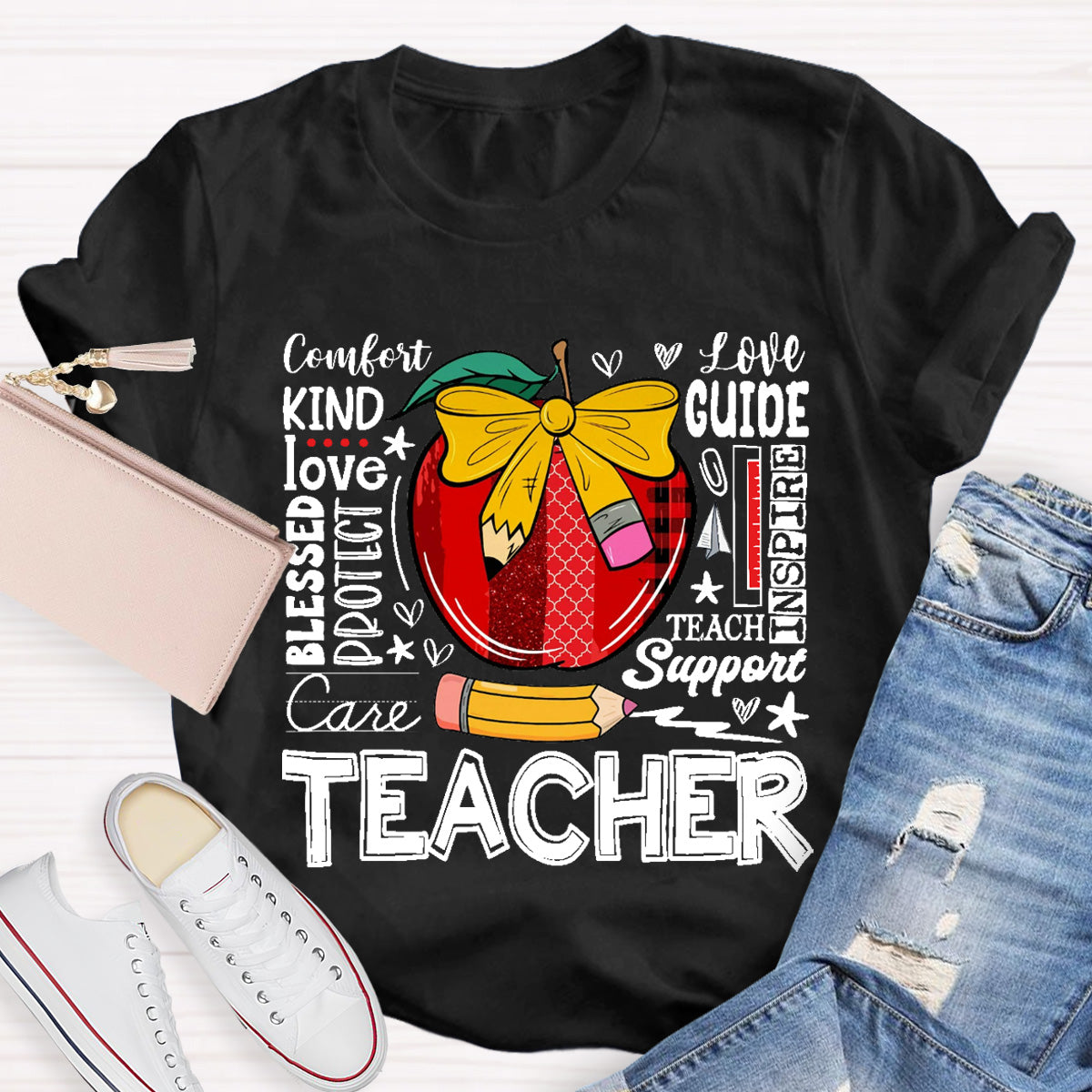 Teacher Caring And Be Kind For Students T-Shirt