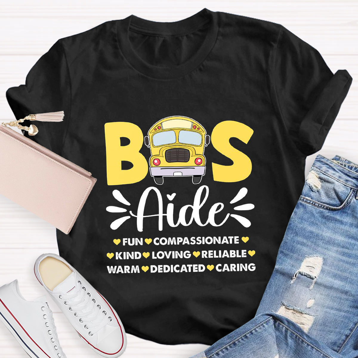 Bus Aide Fun Compassionate T-Shirt