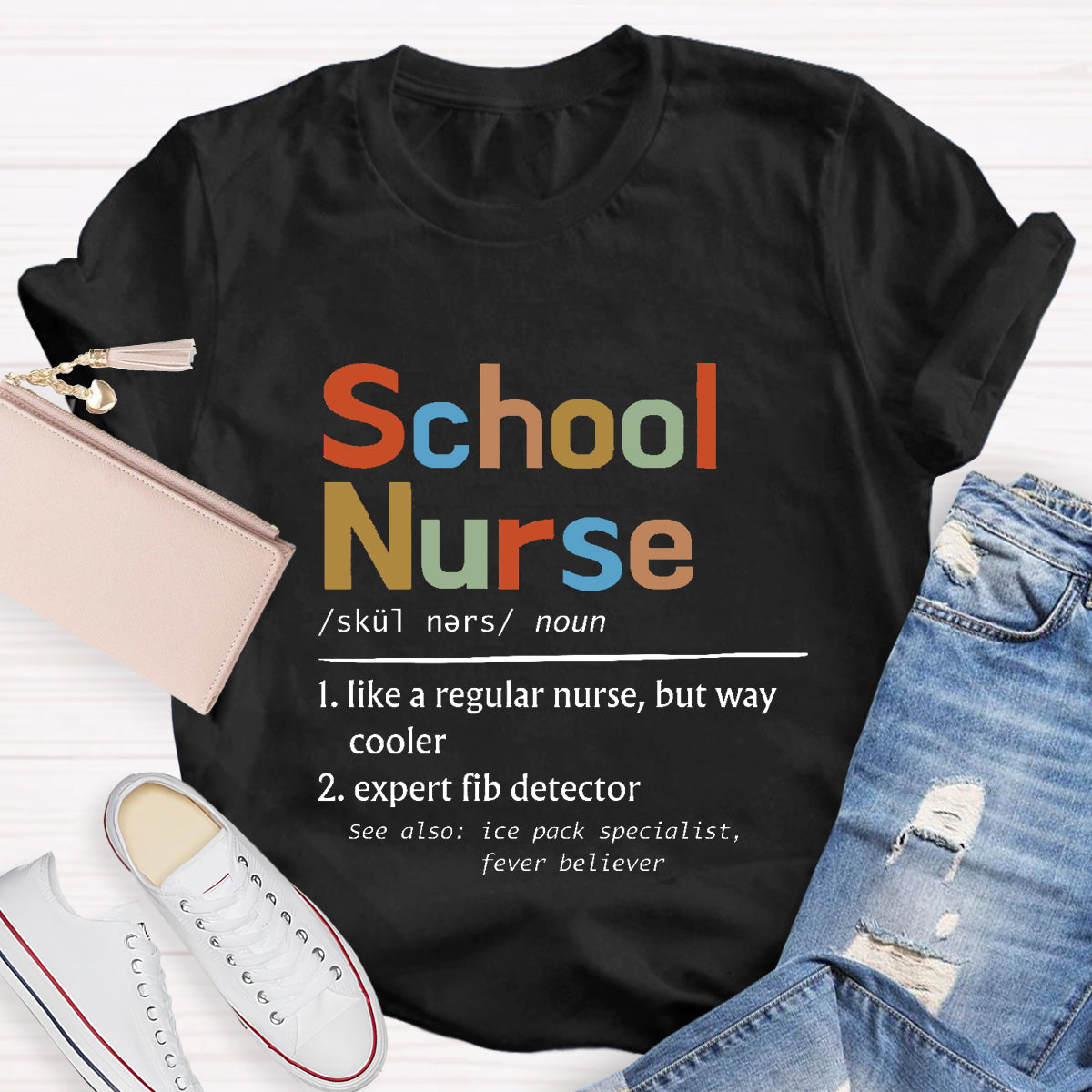 School Nurse Like Normal Nurse But Way Cooler T-Shirt