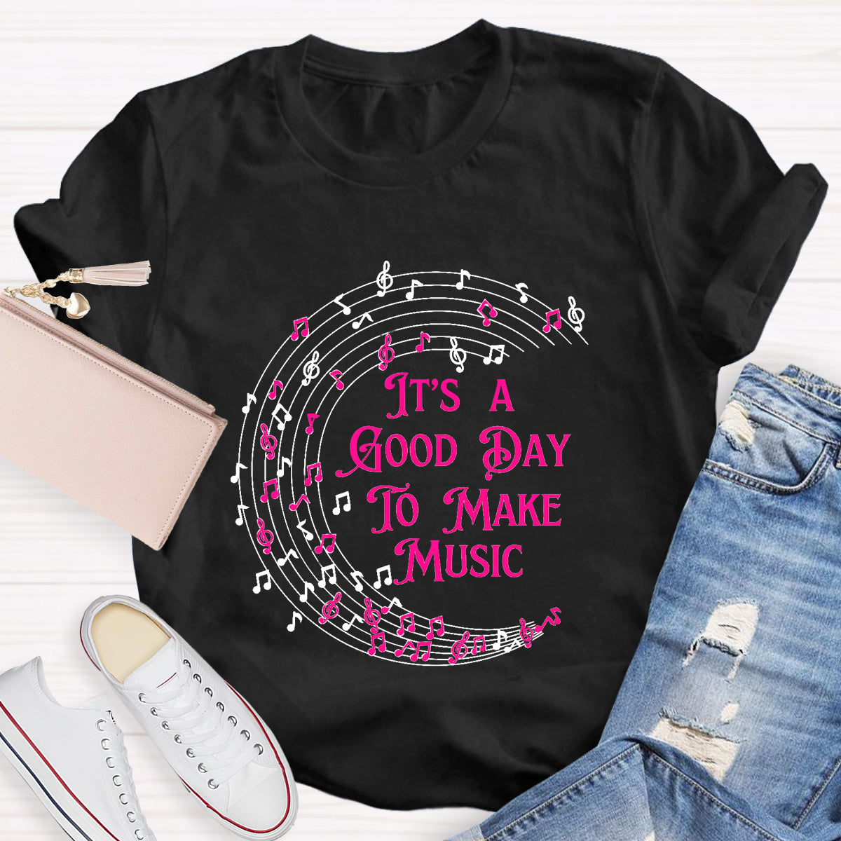 Musical Melody It's A Good Day To Make Music Teacher T-Shirt