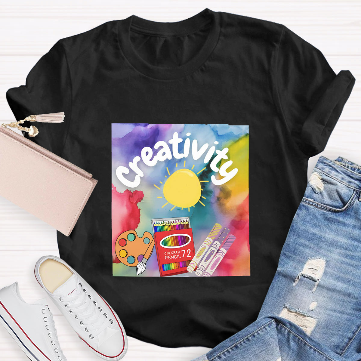 Be Creativity Art Teacher T-Shirt