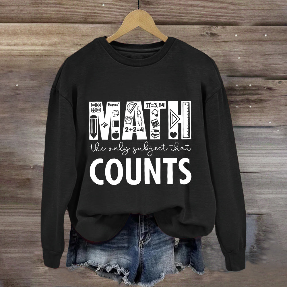 Math Counts Teacher Sweatshirt