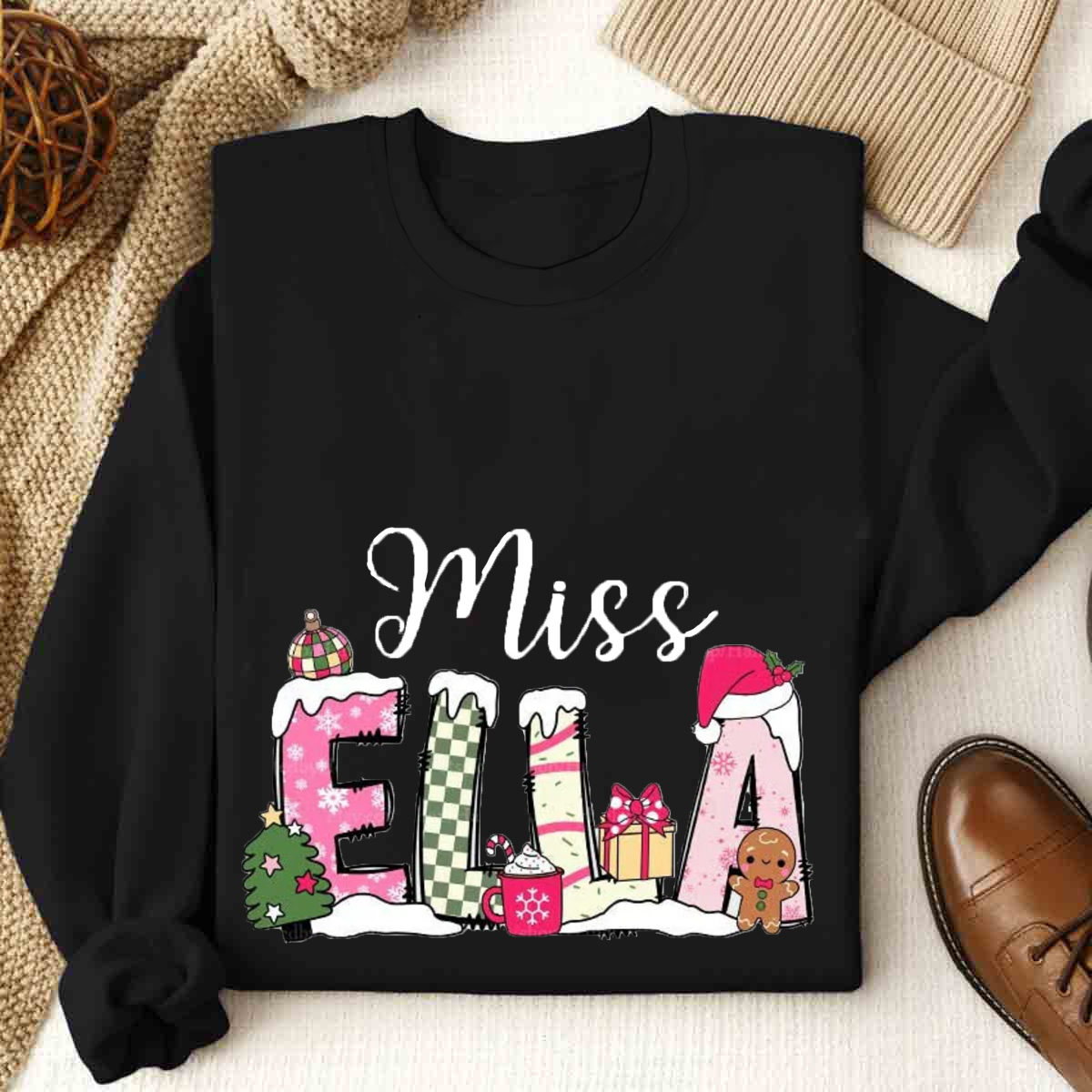 Personalized Name Christmas Sweatshirt