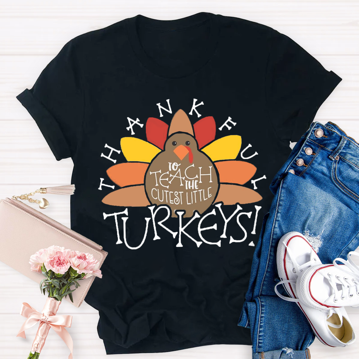 Thankful to Teach the Cutest Little Turkeys T-Shirt