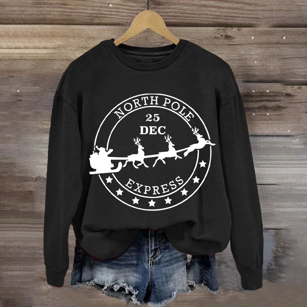 North Pole Express Teacher Sweatshirt