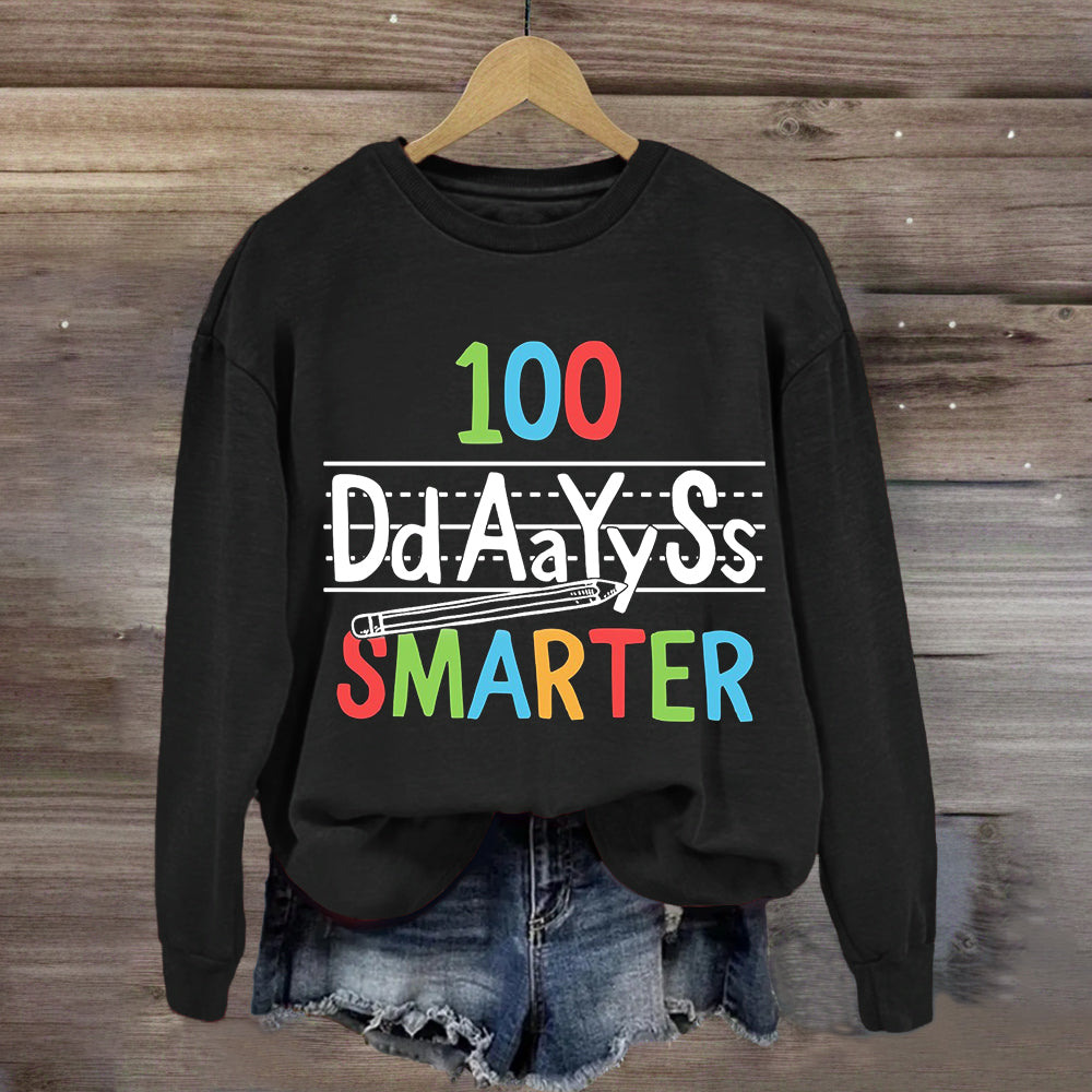 100 Days Smarter Pencil Sweatshirt