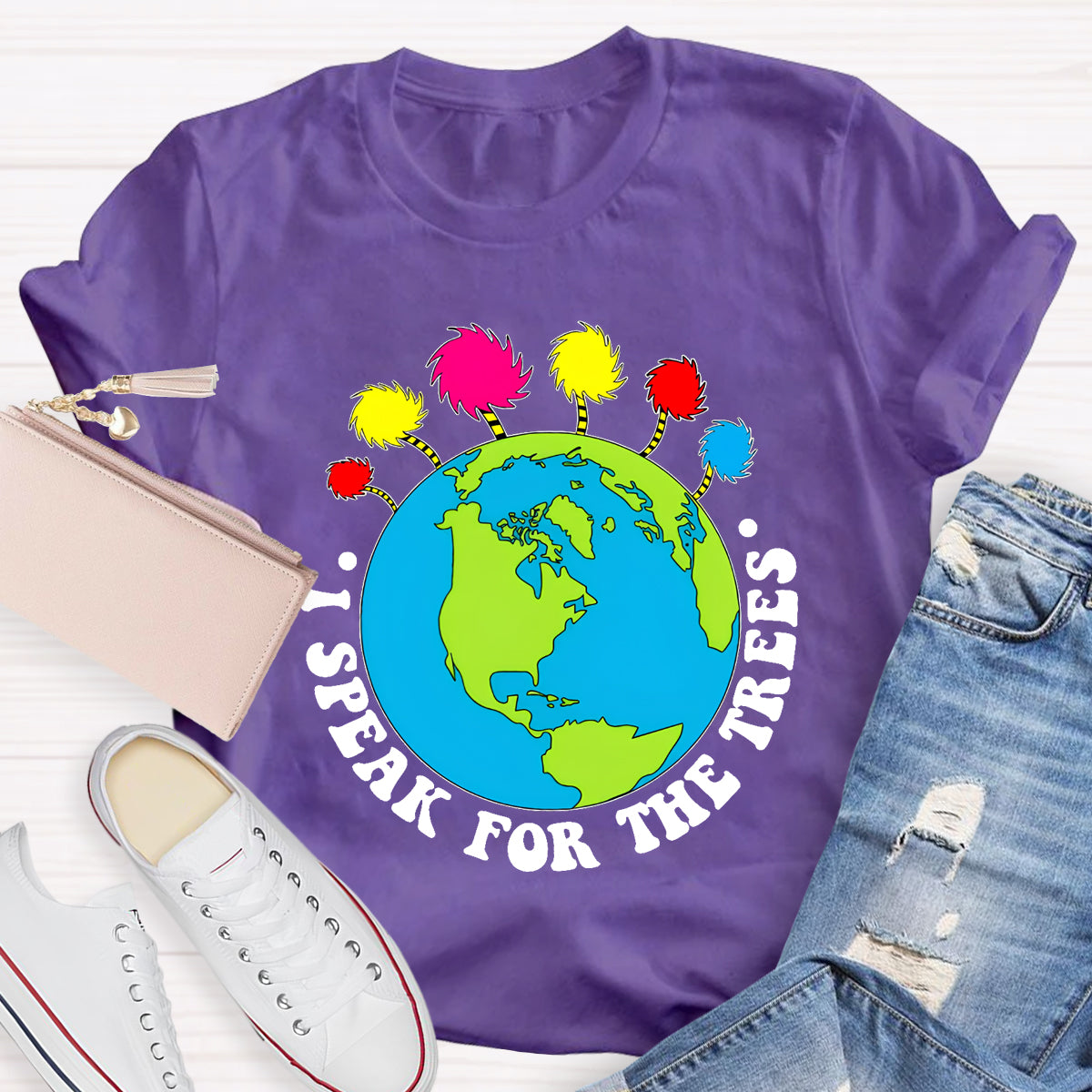 I Speak For The Trees Earth Day T-Shirt