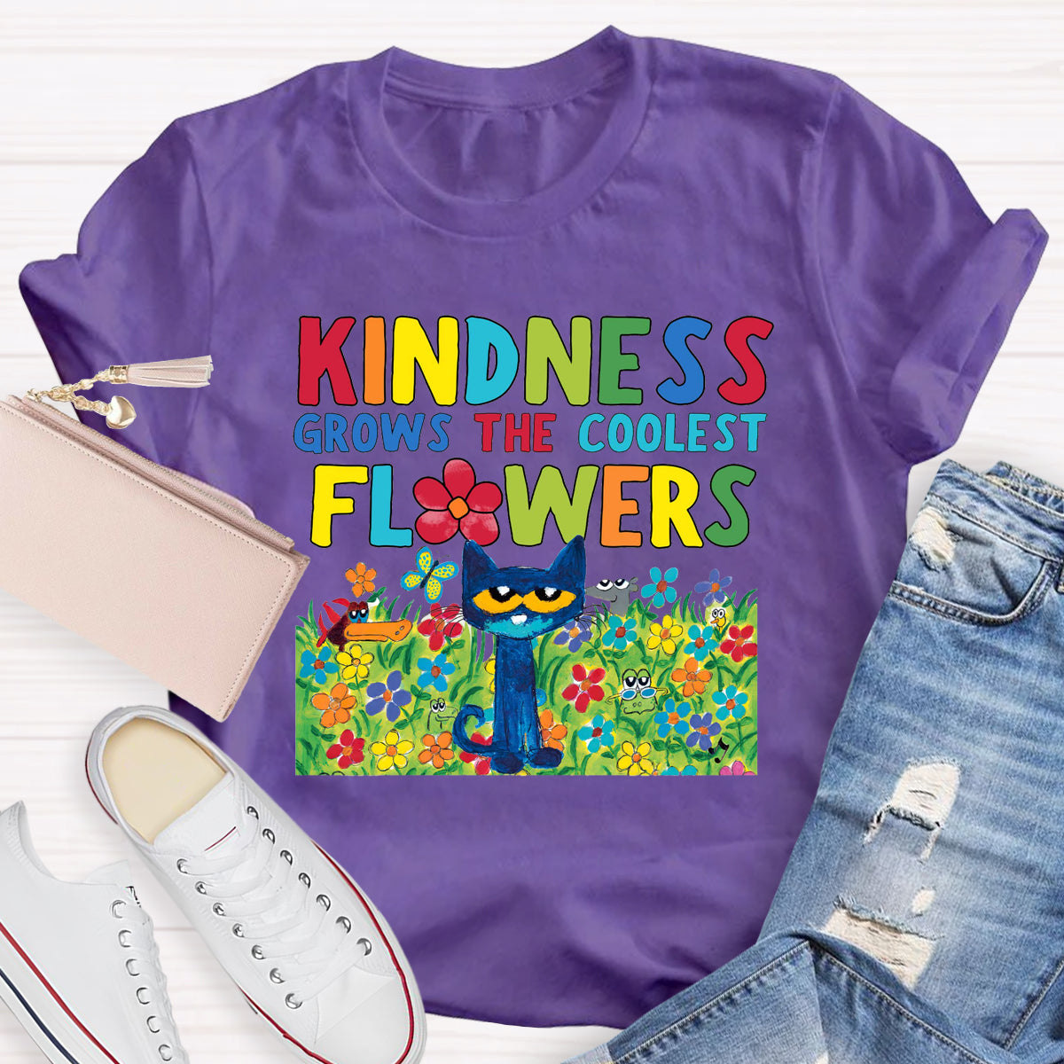 Kindness Grows The Coolest Flowers T-Shirt