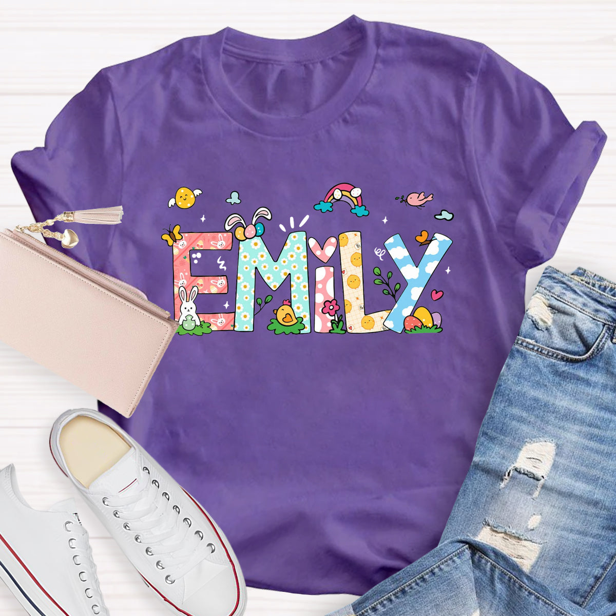 Personalized Name Easter Emily T-Shirt