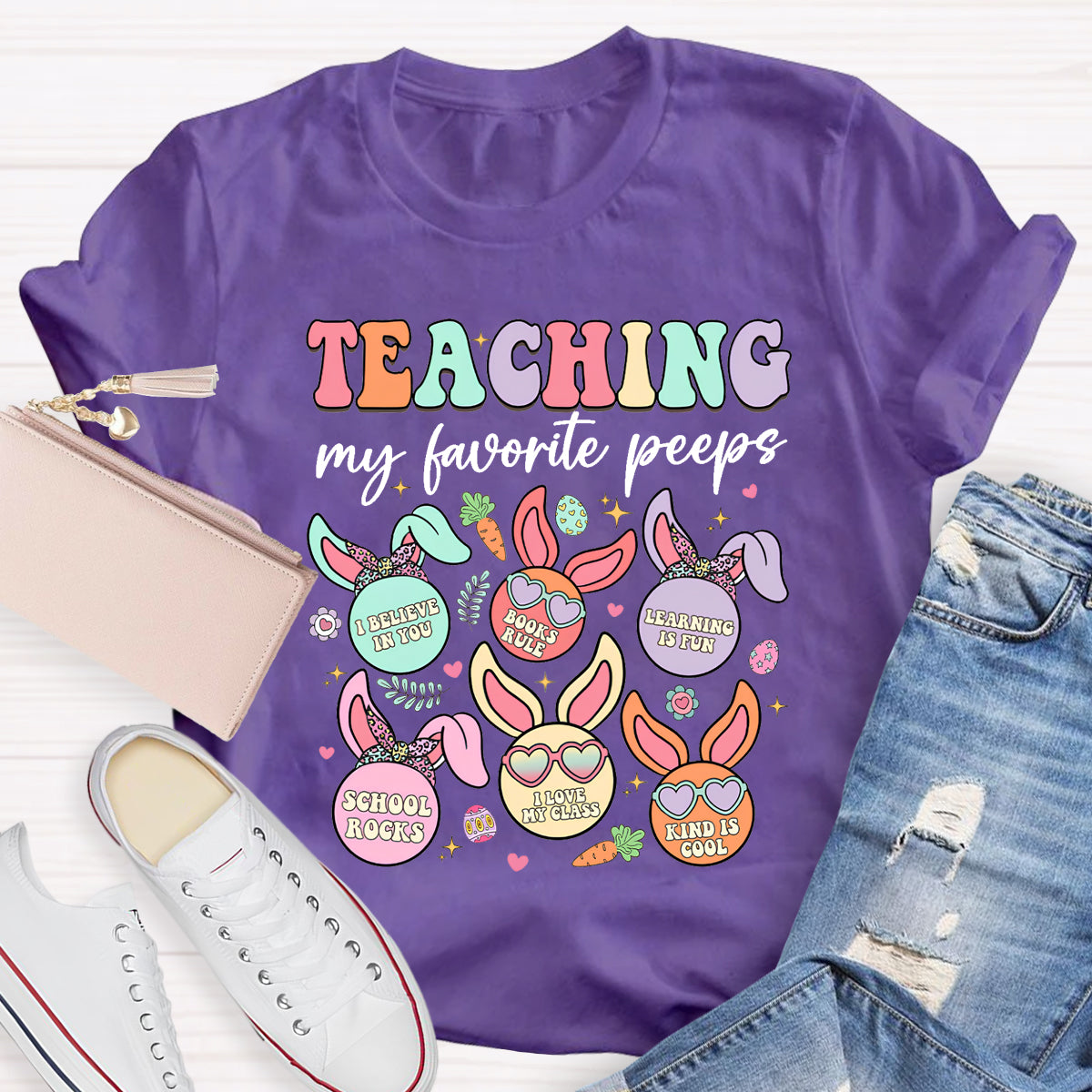 Teaching My Favorite Peeps School Rocks T-Shirt