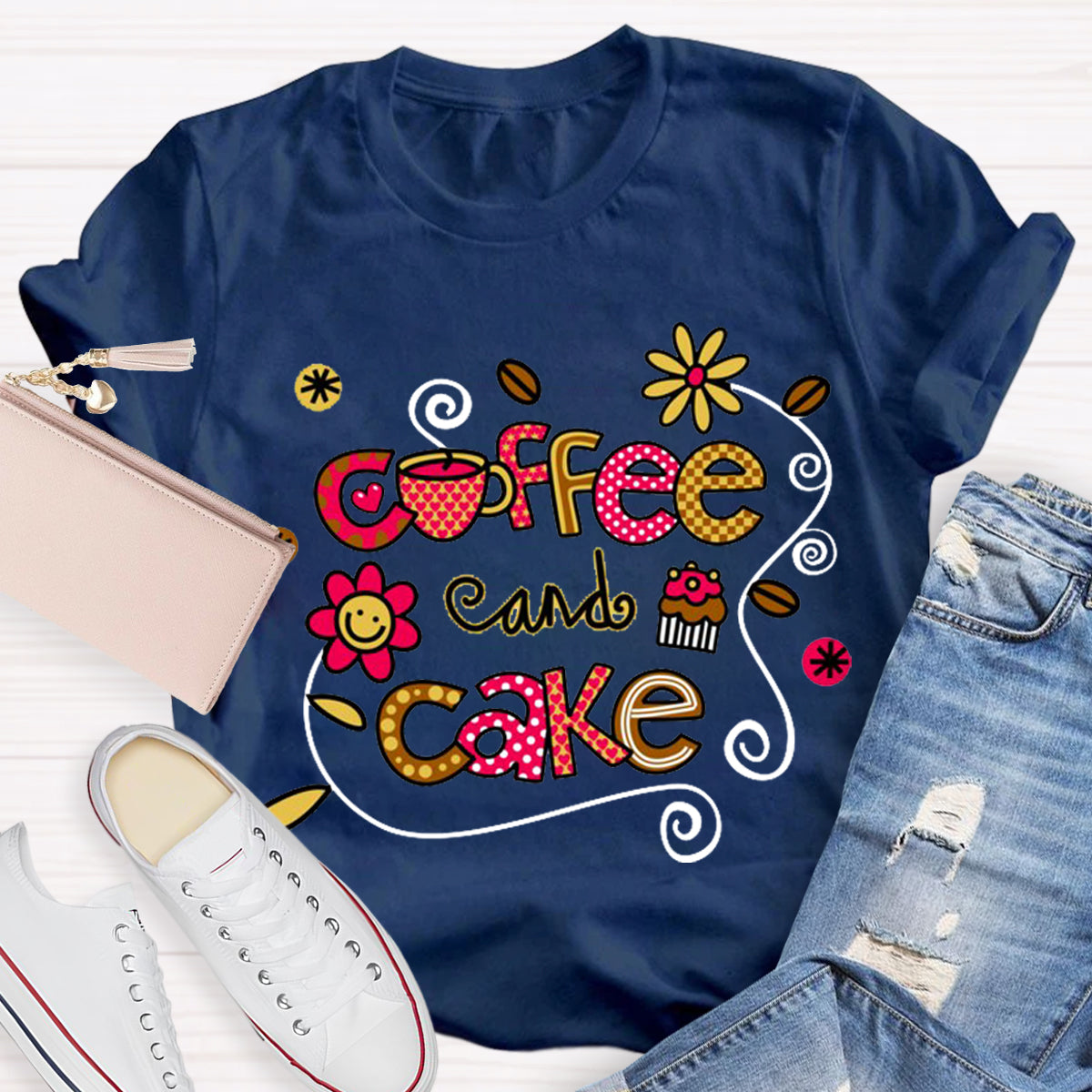 Coffee And Cake Happy Holiday T-Shirt