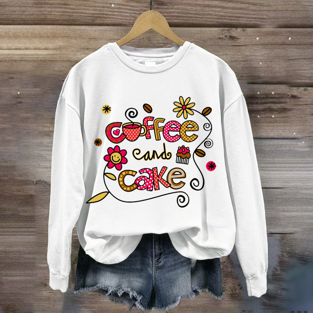 Coffee And Cake Happy Holiday Sweatshirt