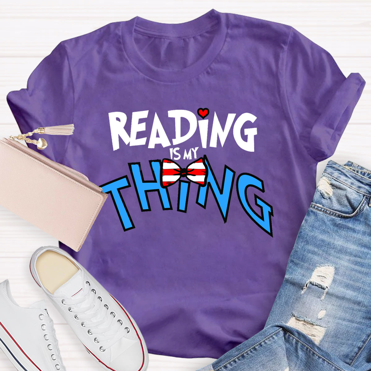 Reading Is My Thing Teacher T-Shirt