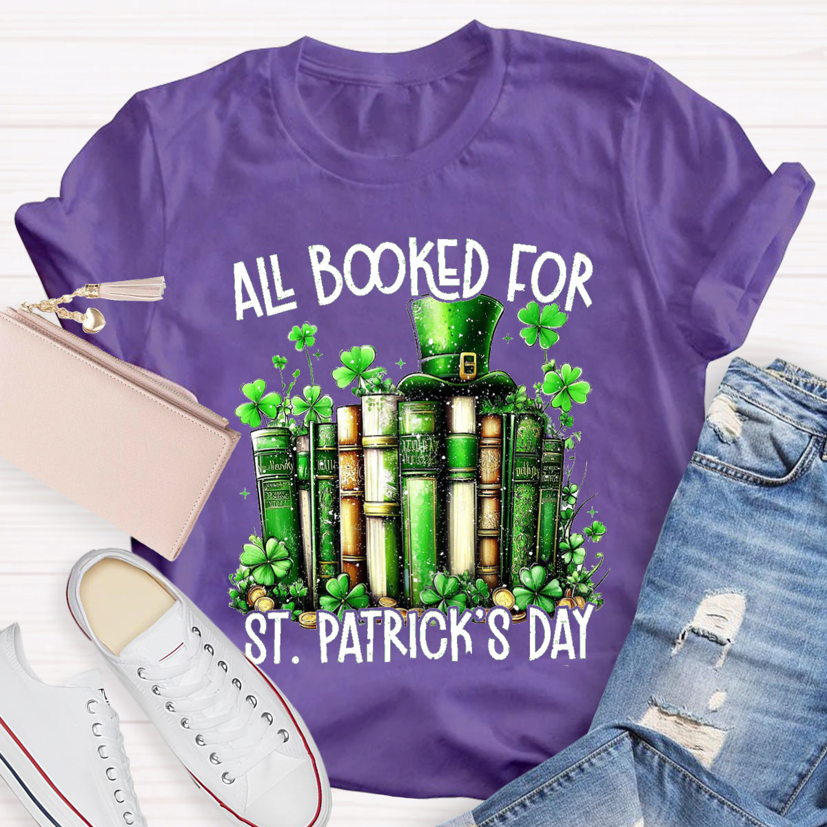 All Booked For St. Patrick'S Day T-Shirt