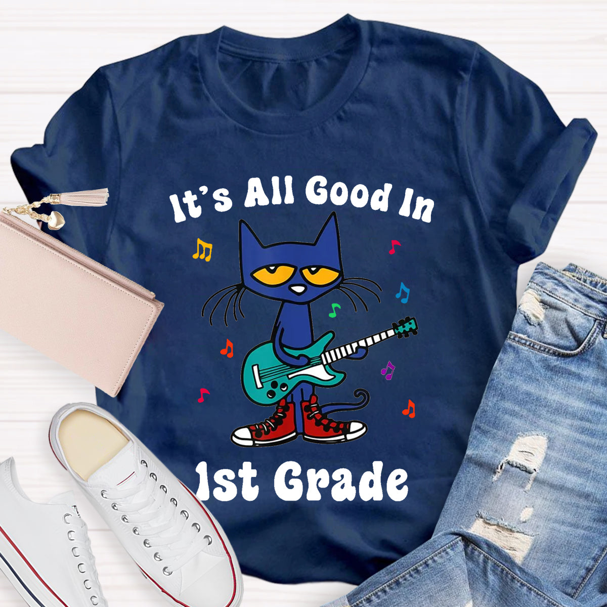 Personalized Grade It's All Good In School Grade T-Shirt