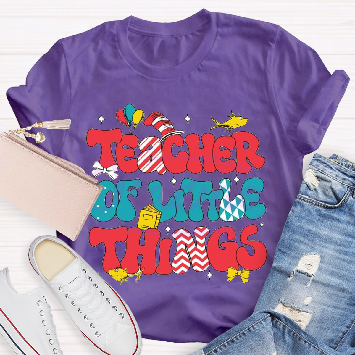 Teacher Of Little Things National Read Teacher T-Shirt