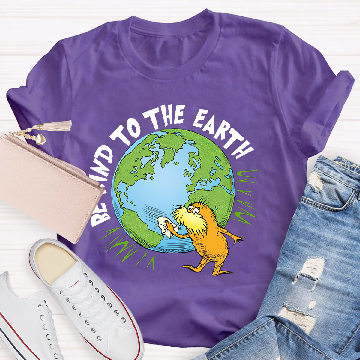 Be Kind To The Earth Teacher T-Shirt