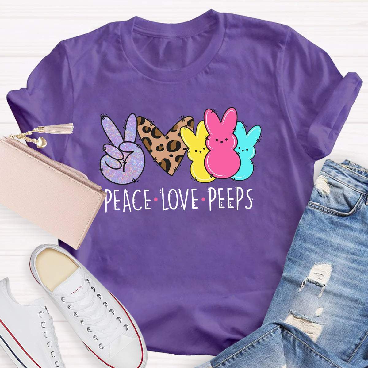 Peace Love Peeps T-Shirt