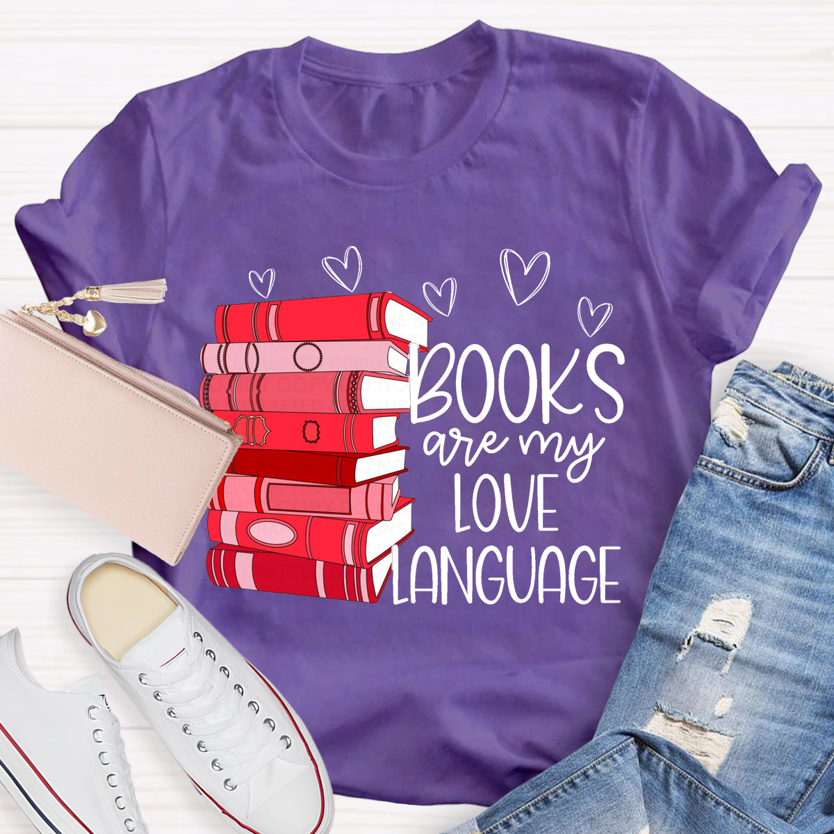 Books Are My Love Language T-Shirt