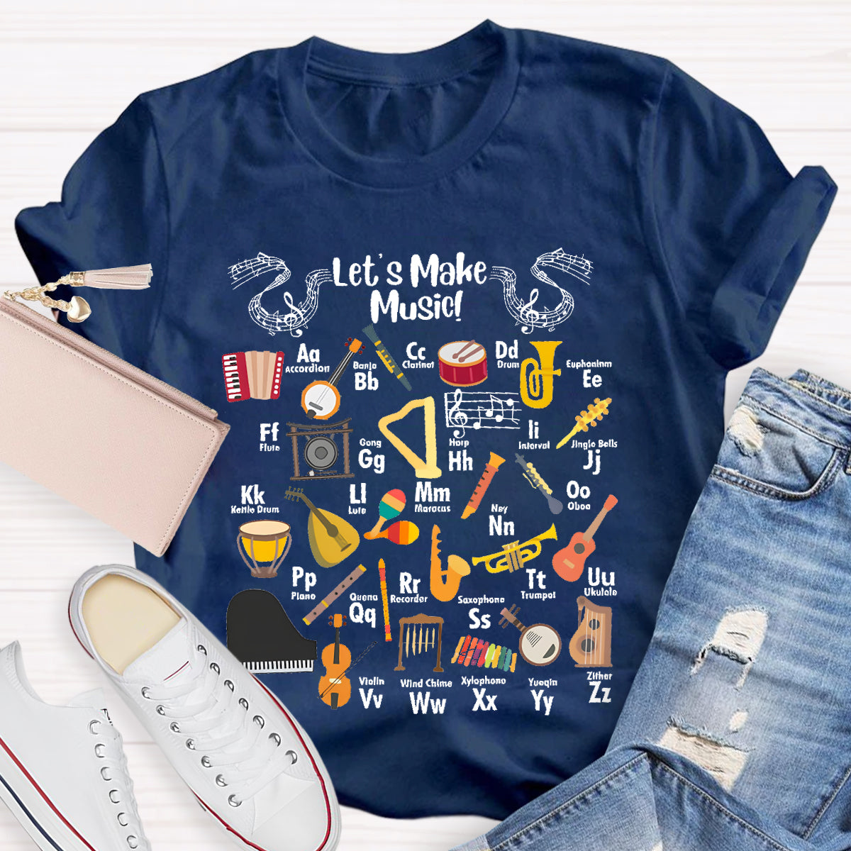 Let's Make Music Teacher T-Shirt