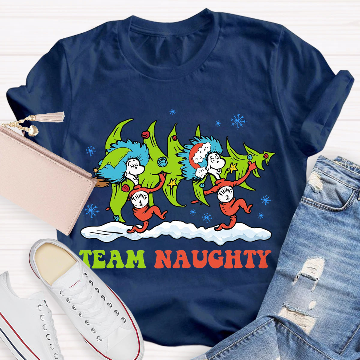 Merry Christmas Team Naughty T-Shirt