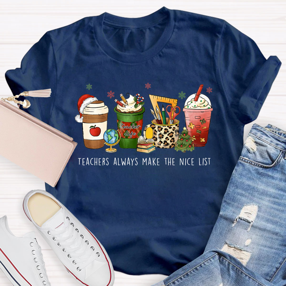 Teachers Always Make The Nice List T-Shirt