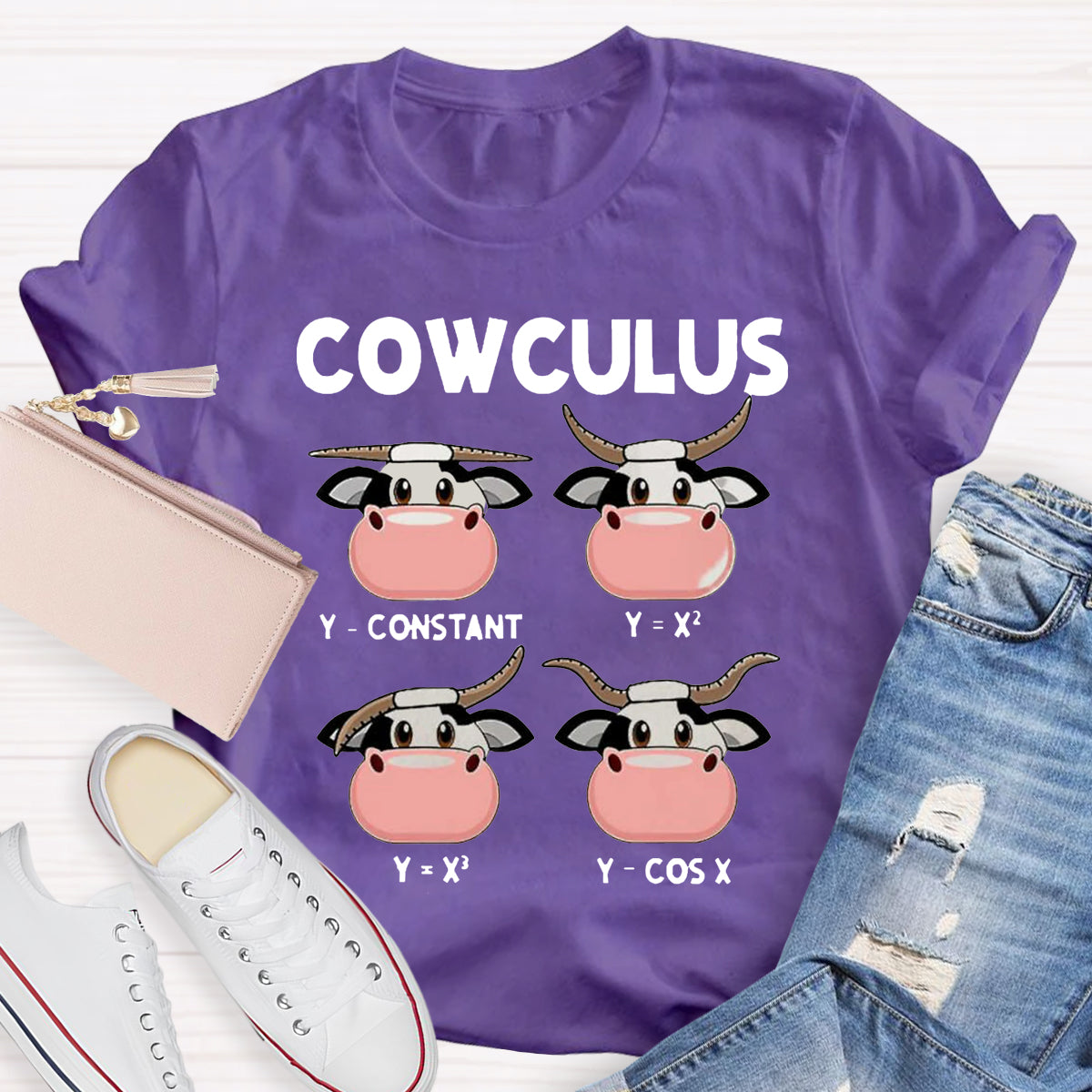 Cowculus  Math Teacher T-Shirt