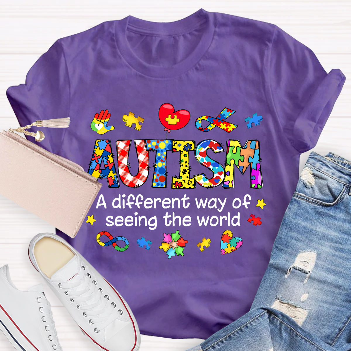 Autism A Different Way Of Seeing The World T-Shirt