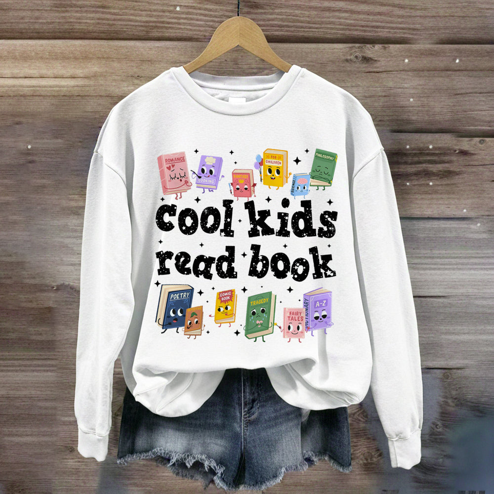 Cool Kids Read Book Sweatshirt