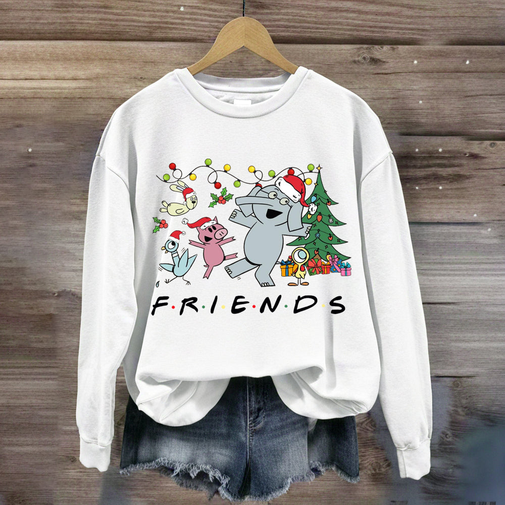 Friends Elephant And Piggie Christmas Sweatshirt