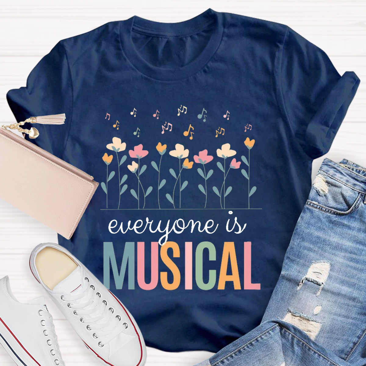 Everyone Is Musical Teacher T-Shirt