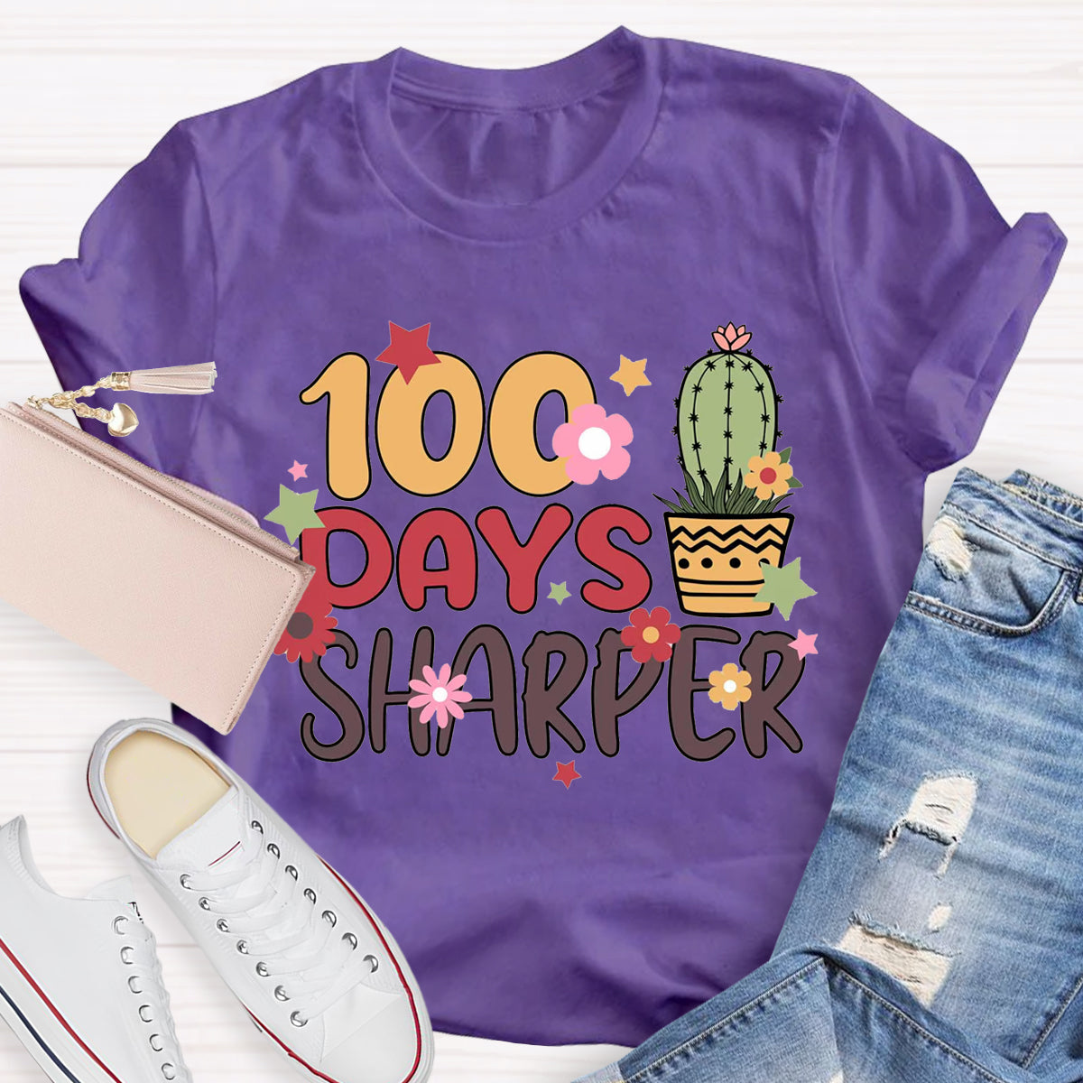 100 Days Sharper Teacher T-Shirt