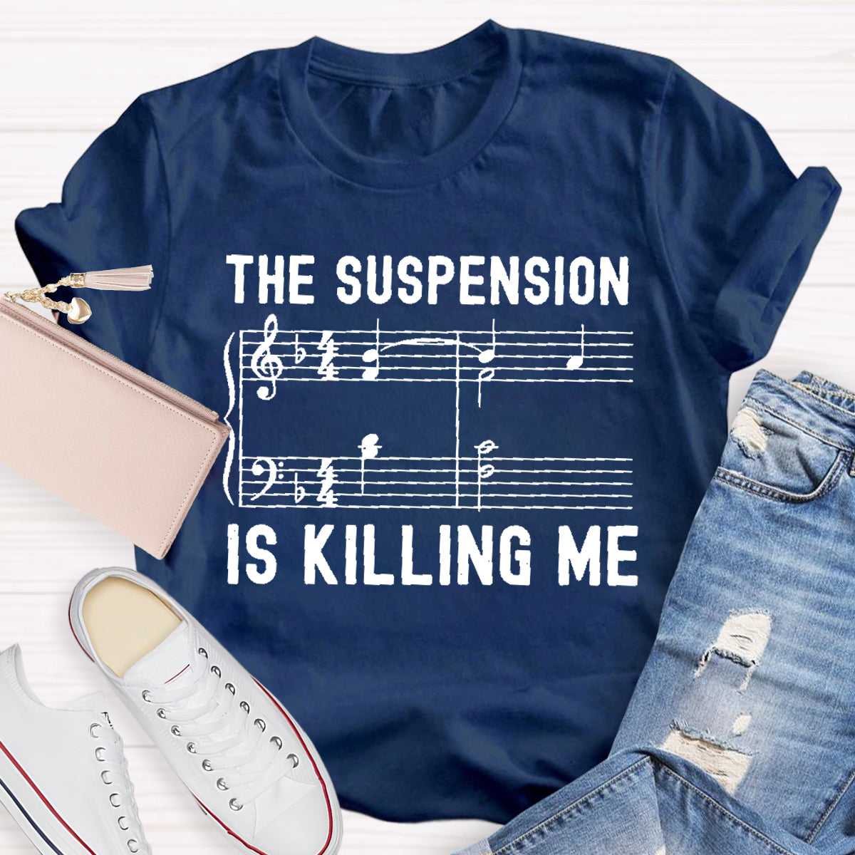 The Suspension Is Killing Me Math Teacher T-Shirt