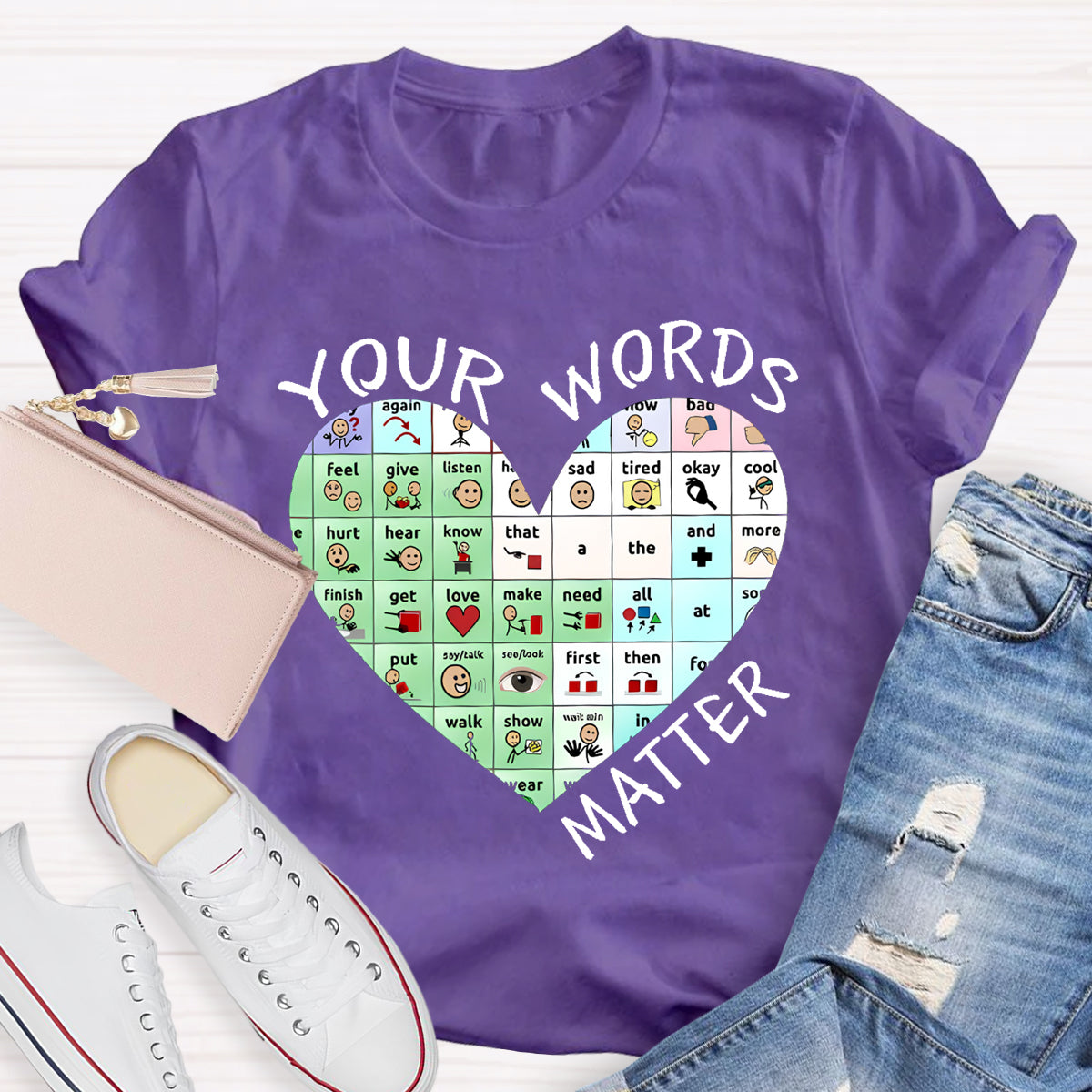 Your Words Do Matter Teacher T-Shirt