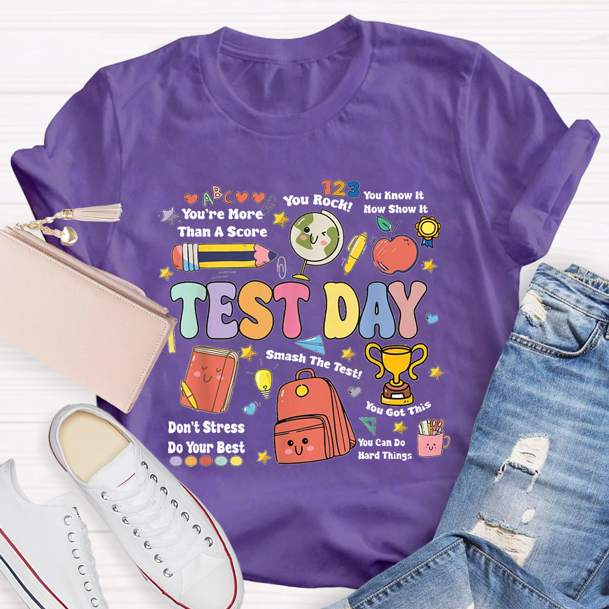 Don't Stress Do Your Best Test Day T-Shirt