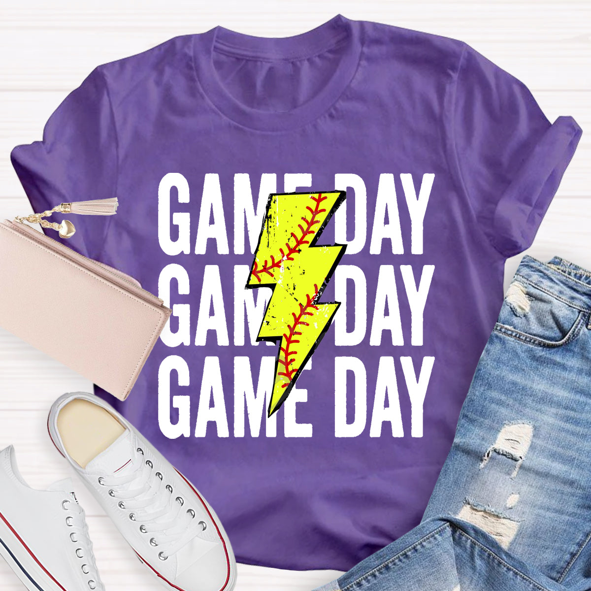 Game Day Lightning Bolt T-Shirt