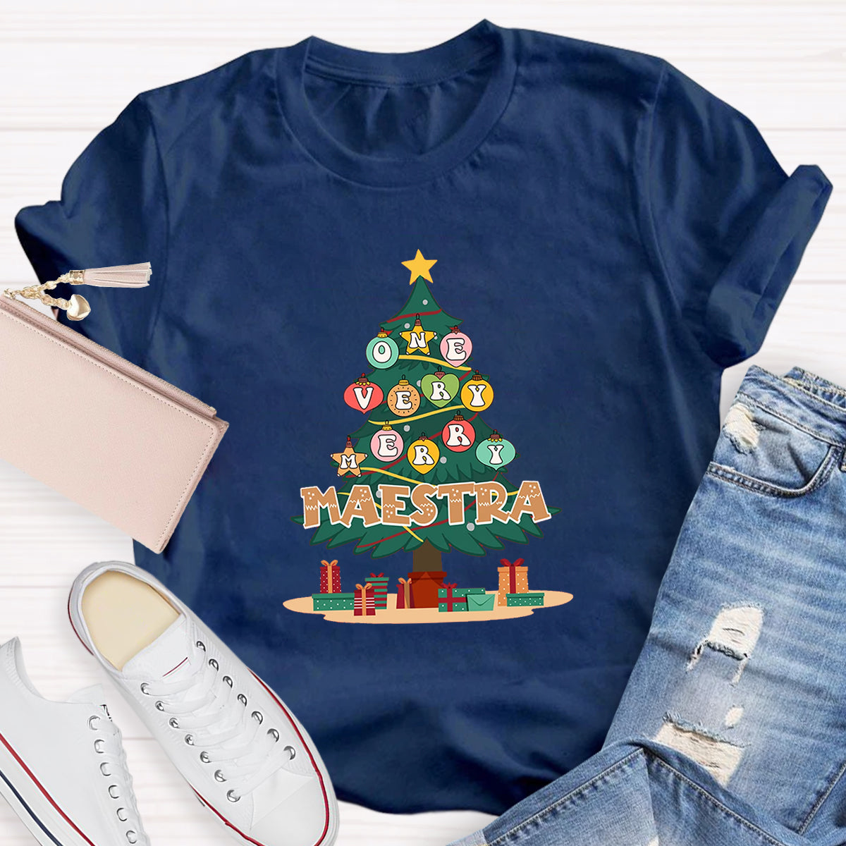 One Very Merry Maestra Teacher T-Shirt